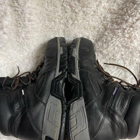 Michelin HydroEdge Steel Toe Puncture-Resistant Waterproof Black Work BootSZ12W - Picture 6 of 12